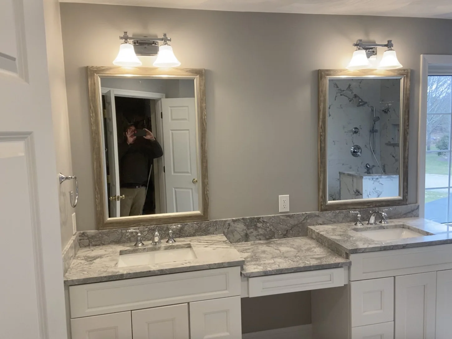 Completed bathroom by Wakefield Kitchen and Bath