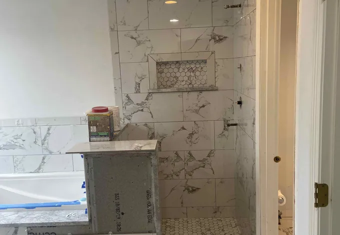 Completed bathroom remodel — photograph 9