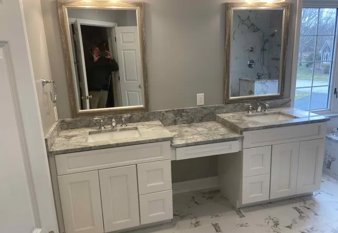 Completed bathroom remodel — photograph 11
